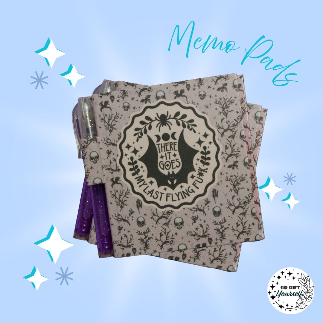 📓 There Goes My Last Flying F*ck | Memo Pad Set 🌟