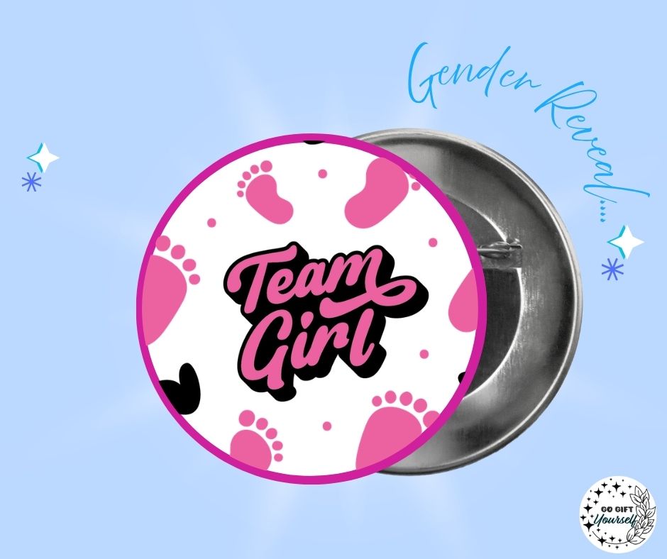 ✨ Gender Reveal 👶 | Badge Pins, Keyrings & More ✨