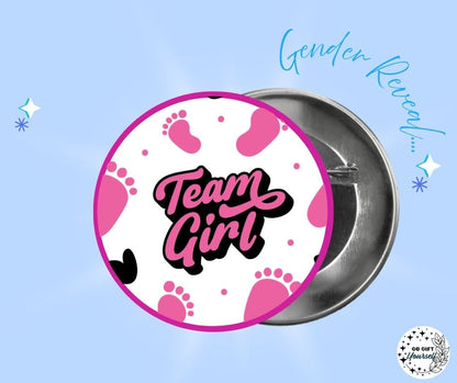 ✨ Gender Reveal 👶 | Badge Pins, Keyrings & More ✨