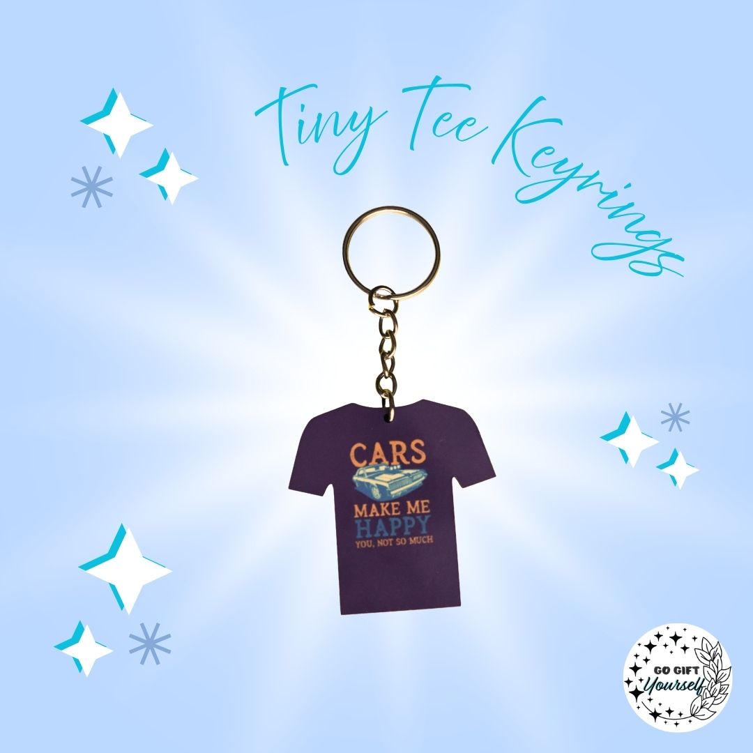Tiny Humor Tees | Keyrings 🔑