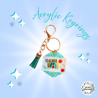 ✨ Teacher Edition | Acrylic Keyrings 👩‍🏫