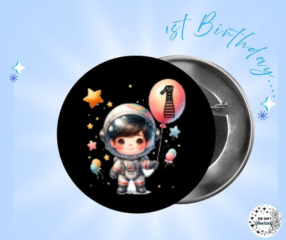 ✨ Birthday Badges 1 to 5 🎂 | Badge Pins, Keyrings & More ✨