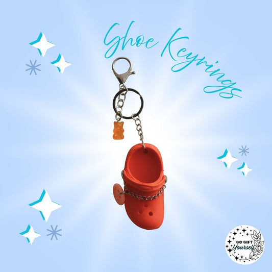✨ Orange Mini Shoe Bag Charm | Keyrings 🔑