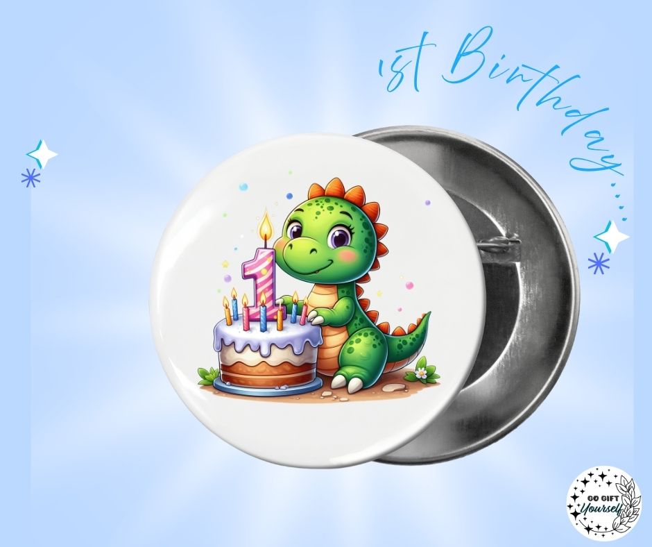 ✨ Birthday Badges 1 to 5 🎂 | Badge Pins, Keyrings & More ✨