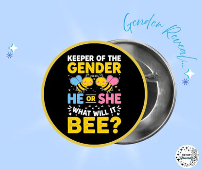 ✨ Gender Reveal 👶 | Badge Pins, Keyrings & More ✨