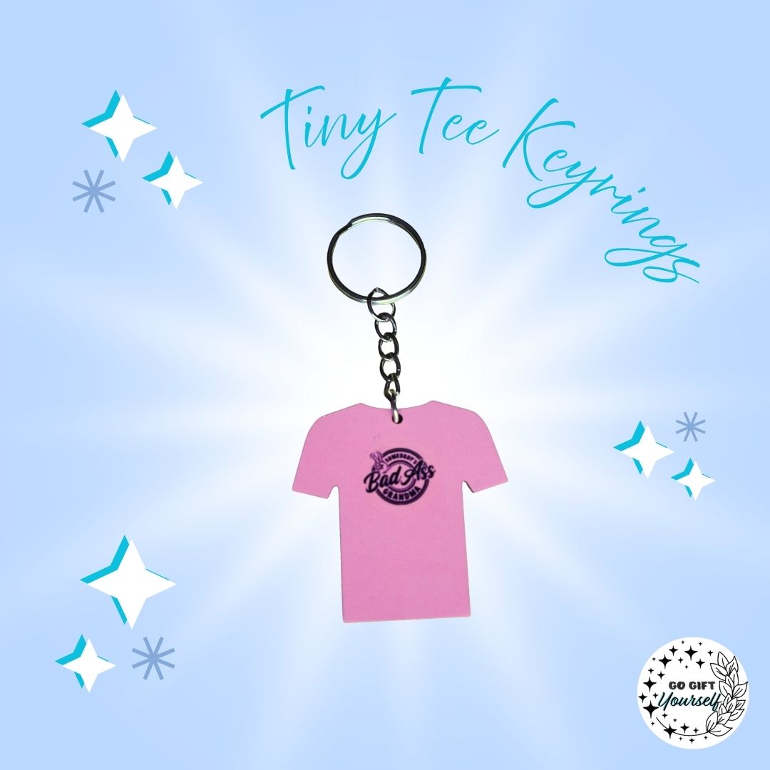 Tiny Humor Tees | Keyrings 🔑