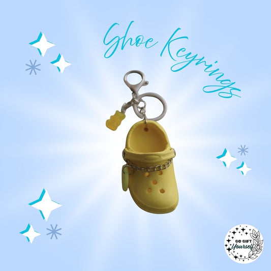 ✨ Yellow Mini Shoe Bag Charm | Keyrings 🔑