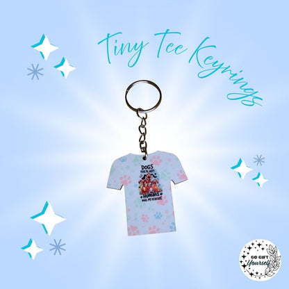 Tiny Humor Tees | Keyrings 🔑