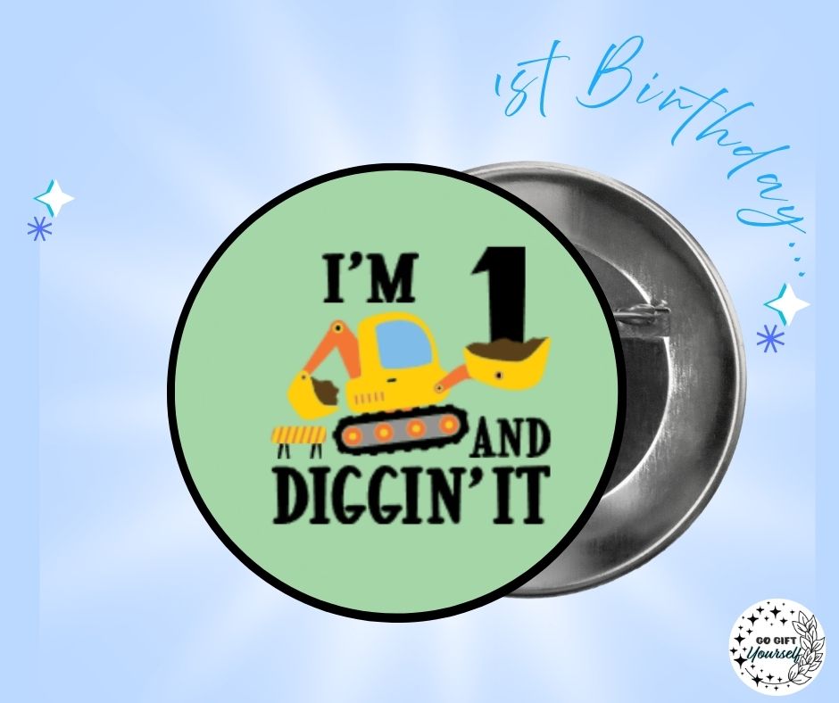 ✨ Birthday Badges 1 to 5 🎂 | Badge Pins, Keyrings & More ✨