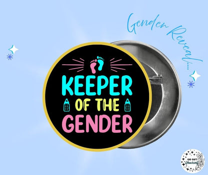 ✨ Gender Reveal 👶 | Badge Pins, Keyrings & More ✨