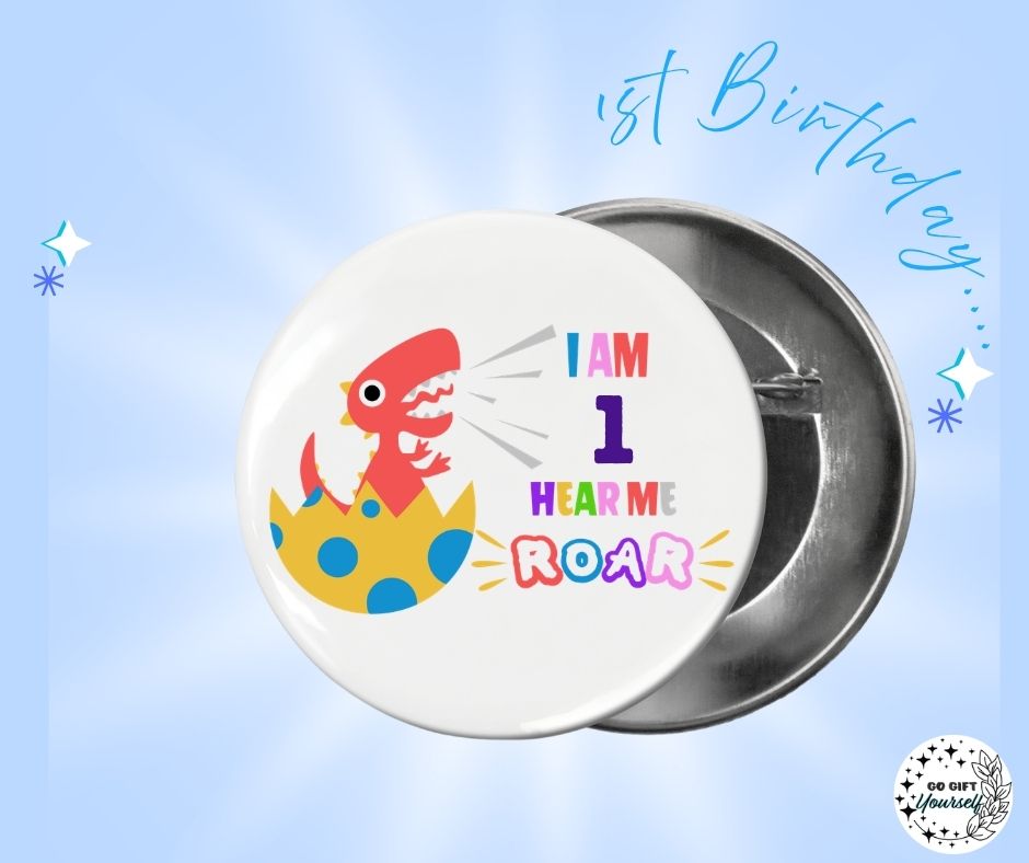 ✨ Birthday Badges 1 to 5 🎂 | Badge Pins, Keyrings & More ✨