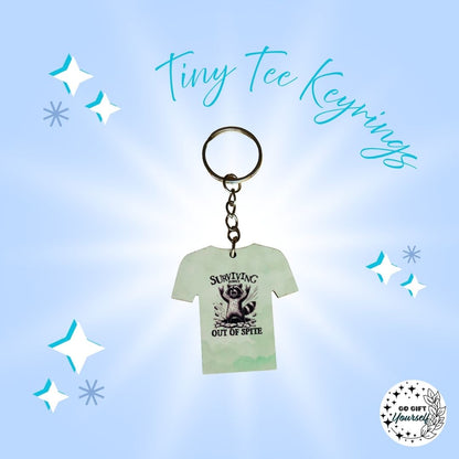 Tiny Humor Tees | Keyrings 🔑