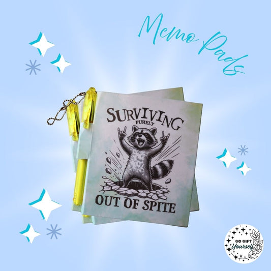 📓Surviving Out Of Spite | Memo Pad Set 🌟