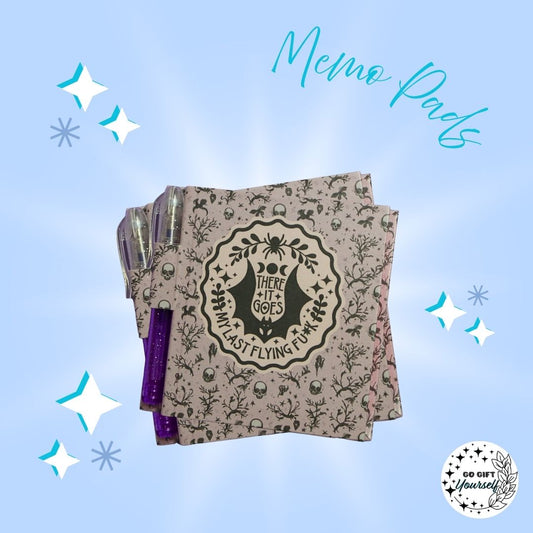 📓There Goes My Last Flying F*ck | Memo Pad Set 🌟