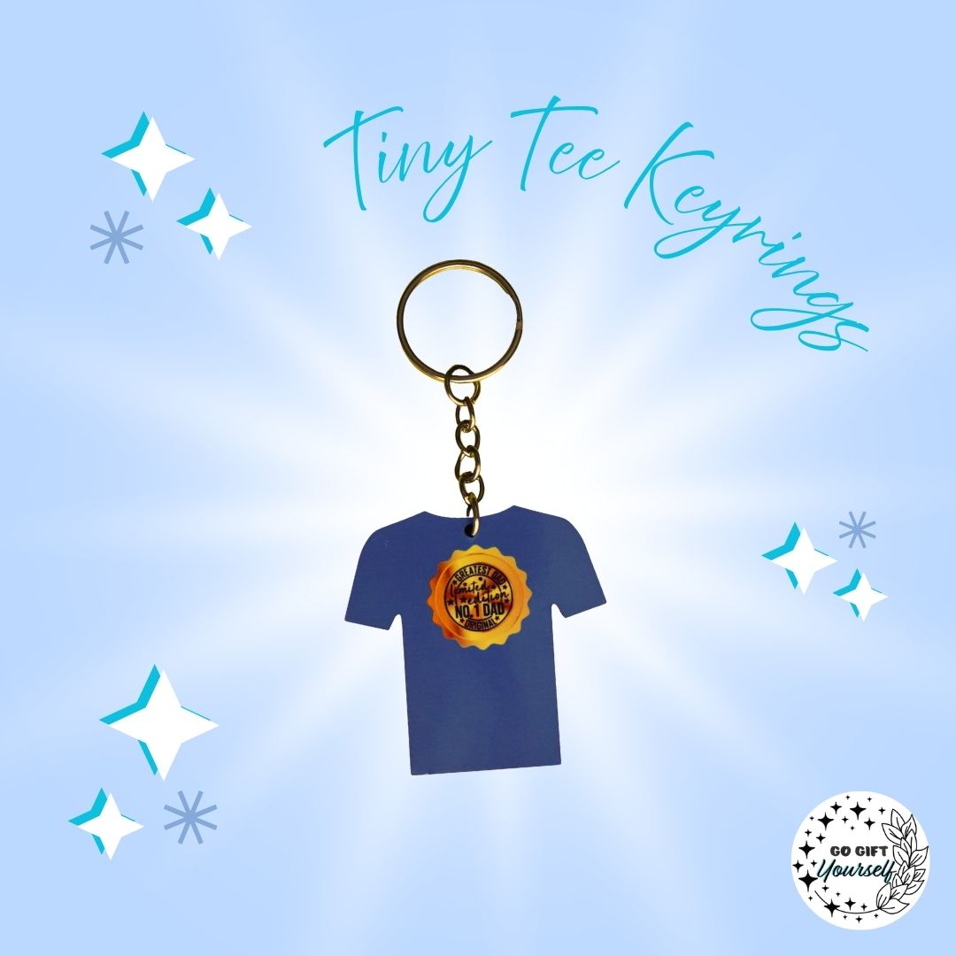 Tiny Humor Tees | Keyrings 🔑