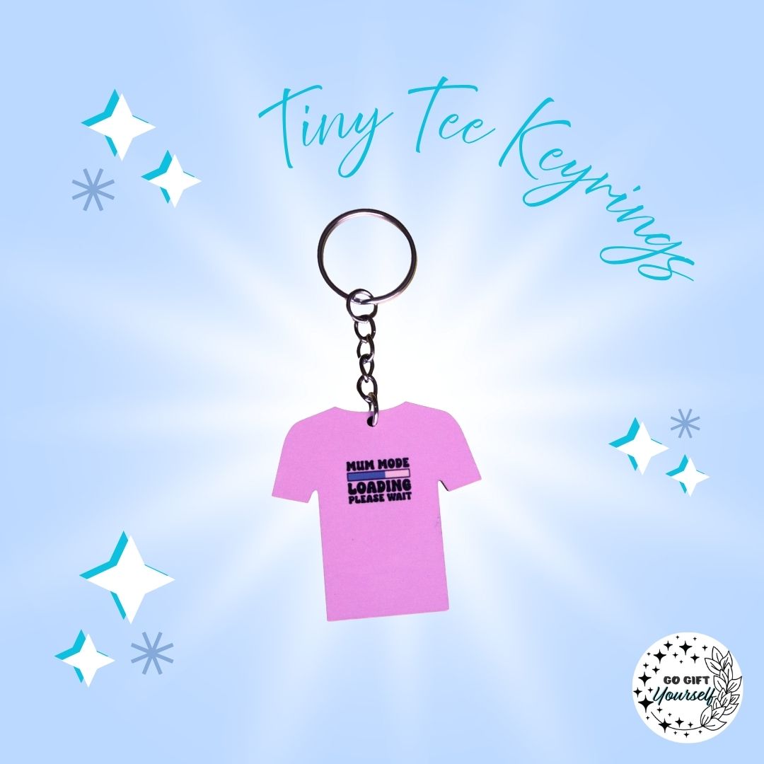 Tiny Humor Tees | Keyrings 🔑