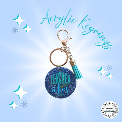 ✨ Teacher Edition | Acrylic Keyrings 👩‍🏫