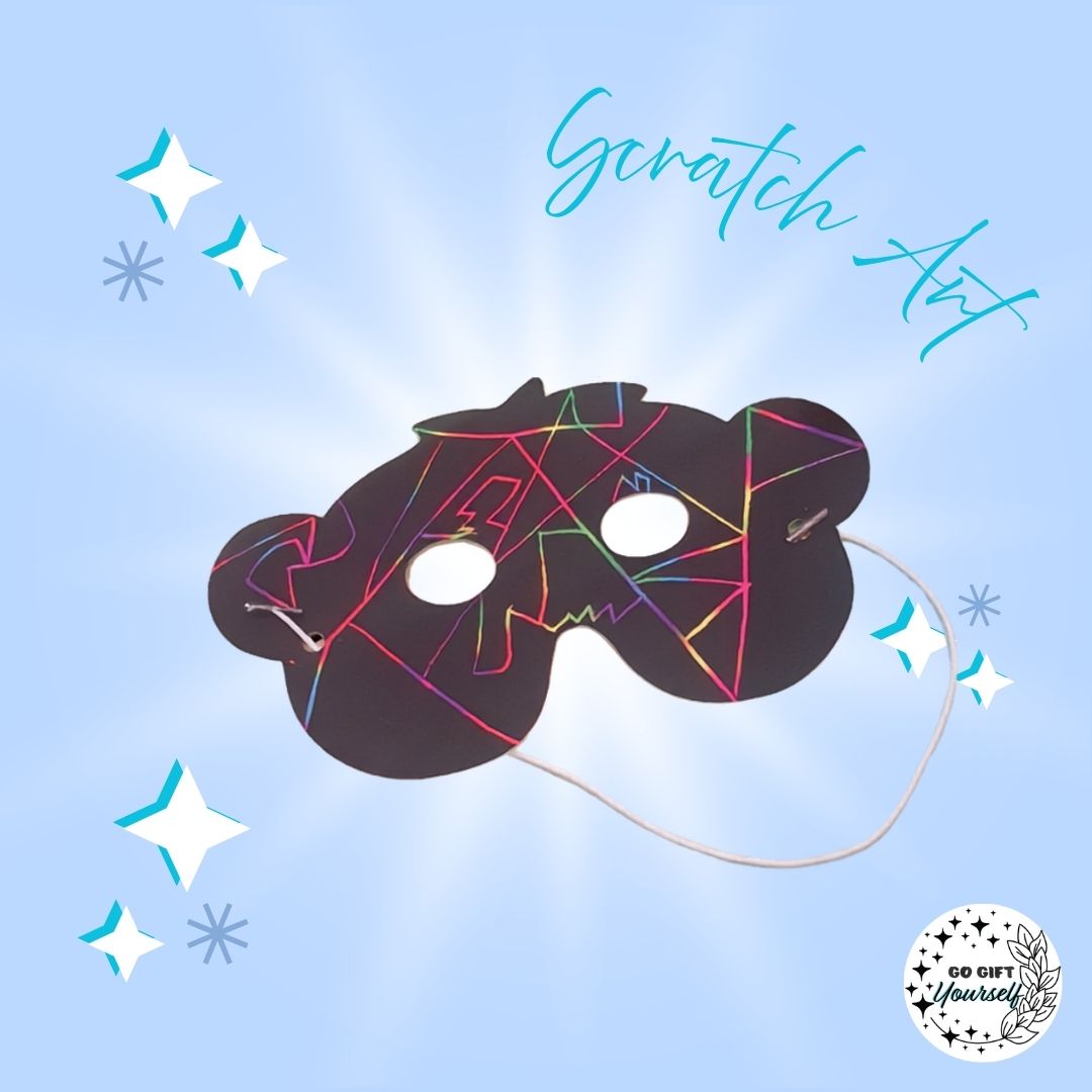 🎨 Scratch Art Masks | DIY Craft Kit 🎨