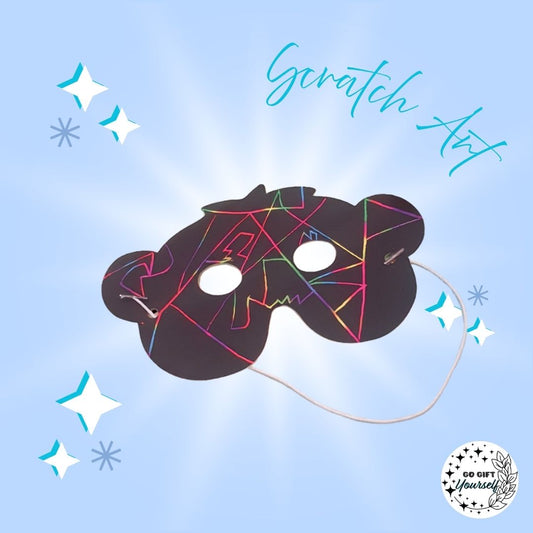 🎨 Scratch Art Masks | DIY Craft Kit 🎨