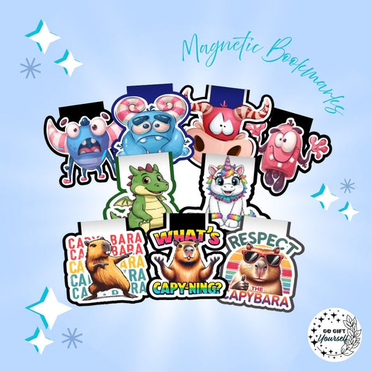 🔖 Character Edition | Magnetic Bookmarks 📚