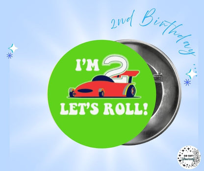 ✨ Birthday Badges 1 to 5 🎂 | Badge Pins, Keyrings & More ✨