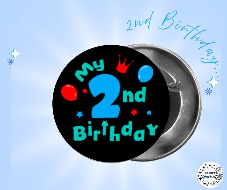 ✨ Birthday Badges 1 to 5 🎂 | Badge Pins, Keyrings & More ✨
