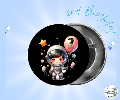 ✨ Birthday Badges 1 to 5 🎂 | Badge Pins, Keyrings & More ✨