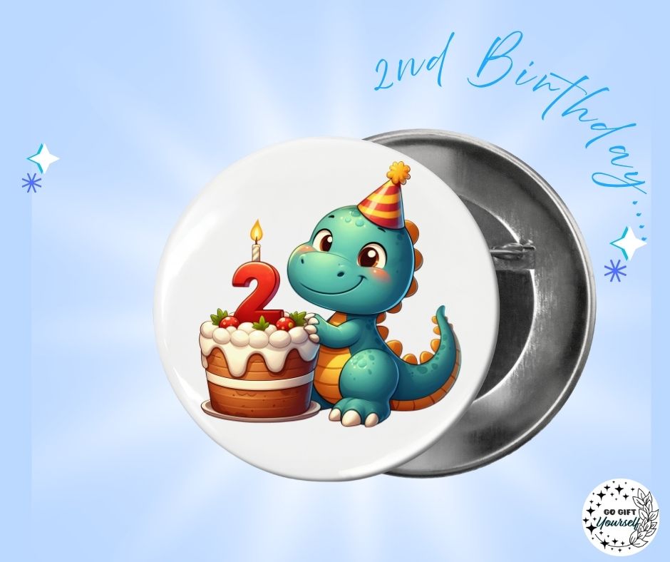 ✨ Birthday Badges 1 to 5 🎂 | Badge Pins, Keyrings & More ✨