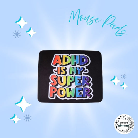 💻 ADHD Is My Superpower Mouse Pad | Stationery 🌟