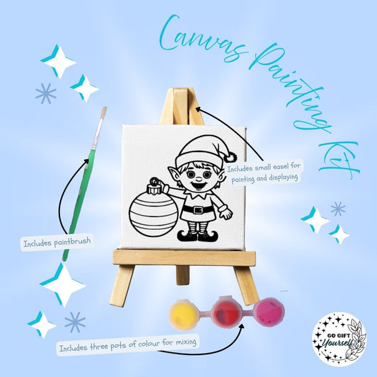 🎨 Mini Easel Painting Sets | Christmas Edition 🎄