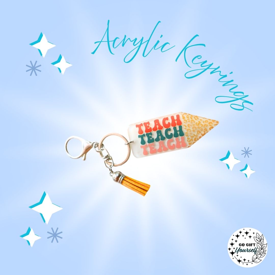 ✨ Teacher Edition | Acrylic Keyrings 👩‍🏫