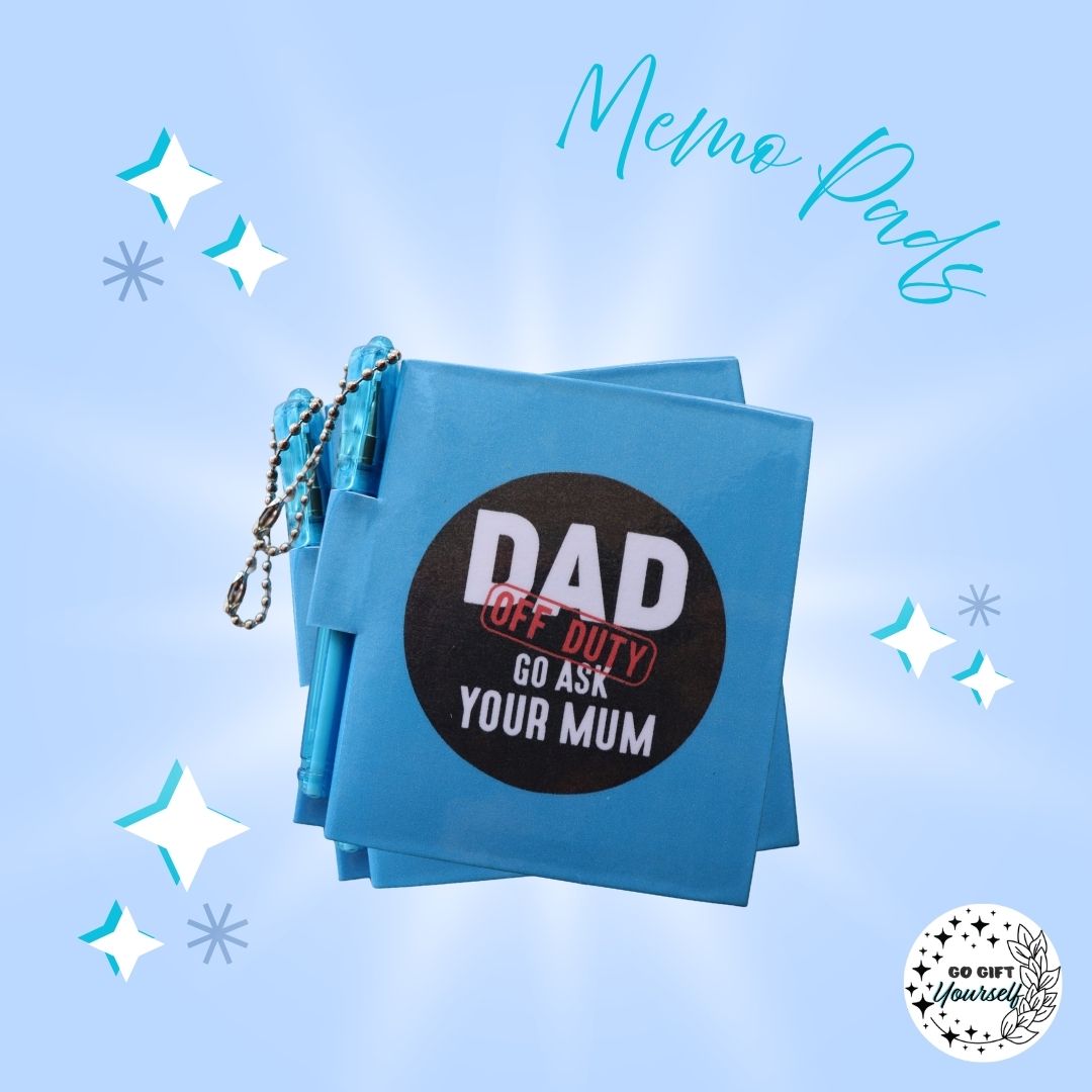 📓Dad off Duty | Memo Pad Set 🌟