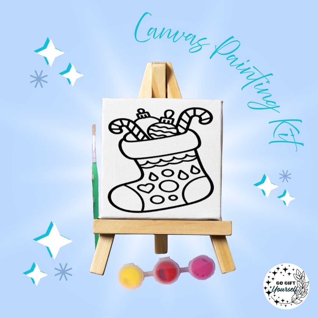 🎨 Mini Easel Painting Sets | Christmas Edition 🎄