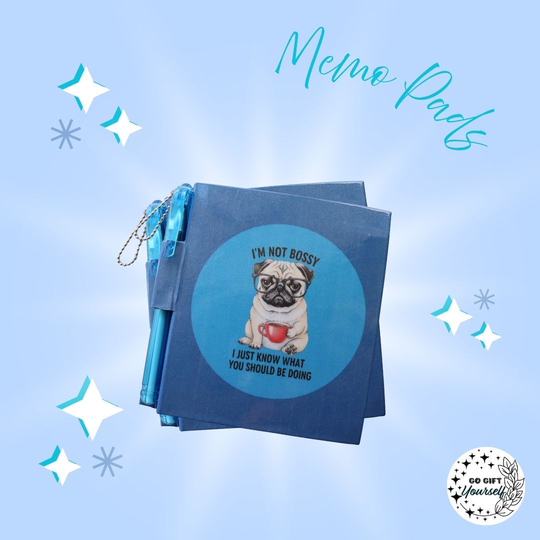 📓I'm Not Bossy Dog | Memo Pad Set 🌟