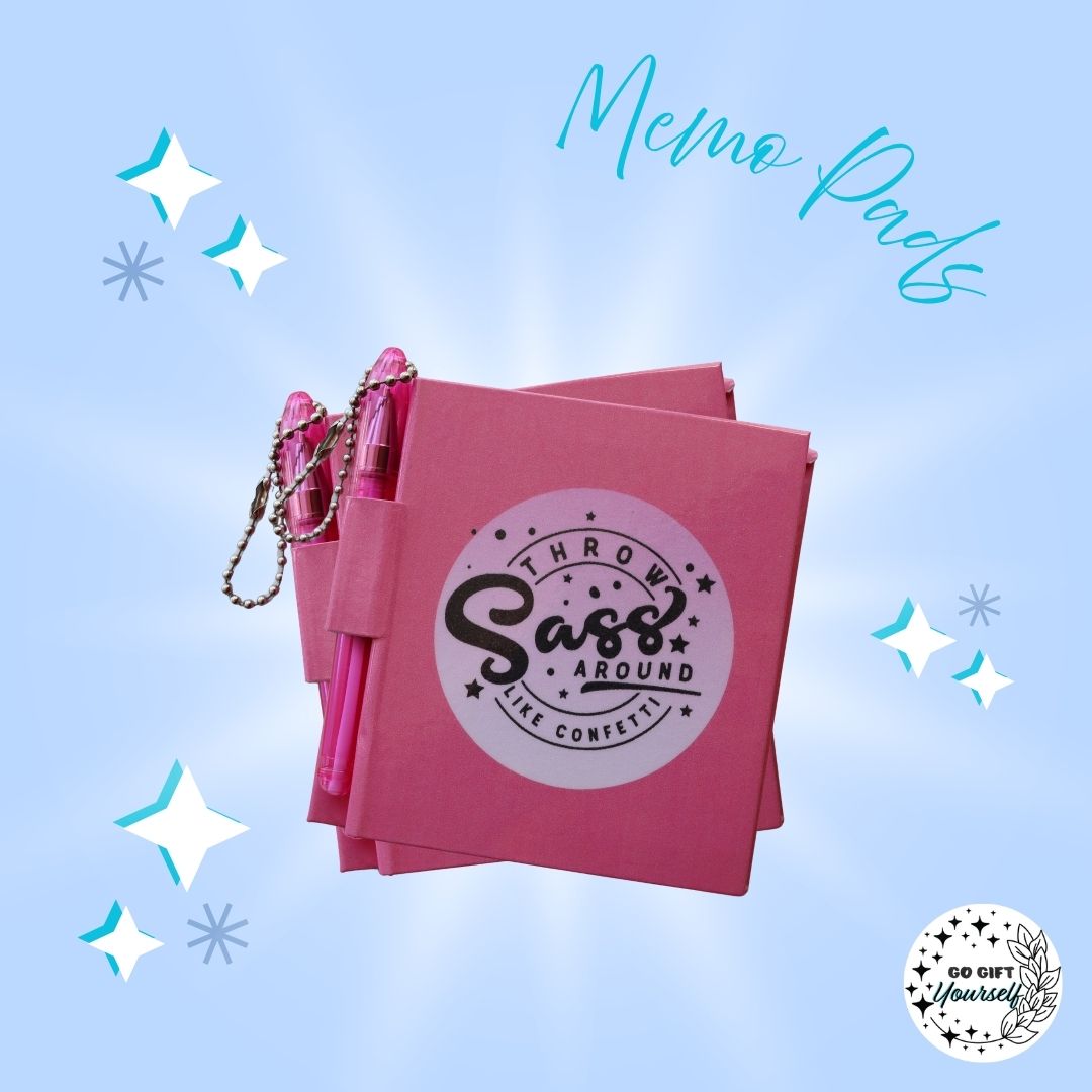 📓Throw Sass Around | Memo Pad Set 🌟