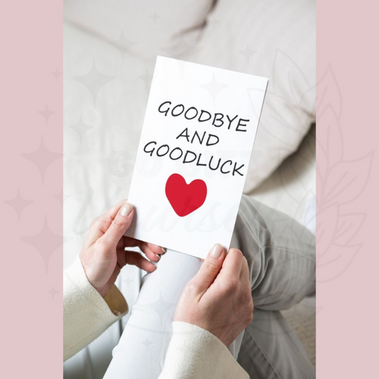 💌 Personalised Goodbye Cards | Greeting Cards