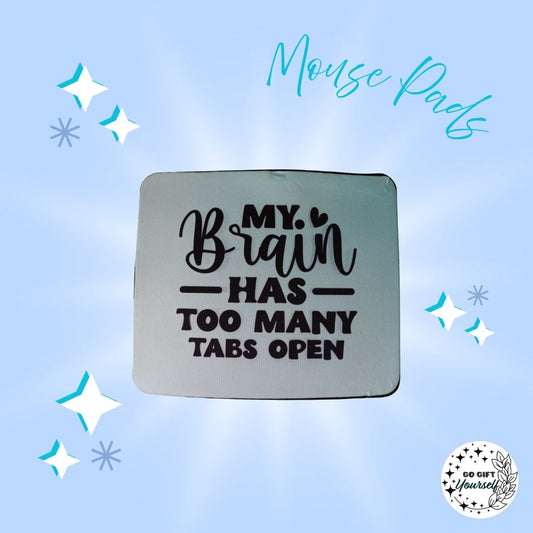 💻Brain Tabs Mouse Pad | Stationery 🌟