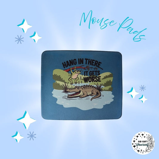 💻Hang In There Mouse Pad | Stationery 🌟