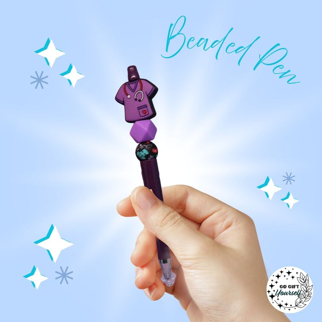 🌟 Beaded Pens | Pre-designed 📝