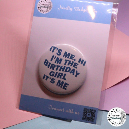 ✨ Novelty Badge Pins | Birthday Edition 🎁