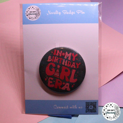 ✨ Novelty Badge Pins | Birthday Edition 🎁