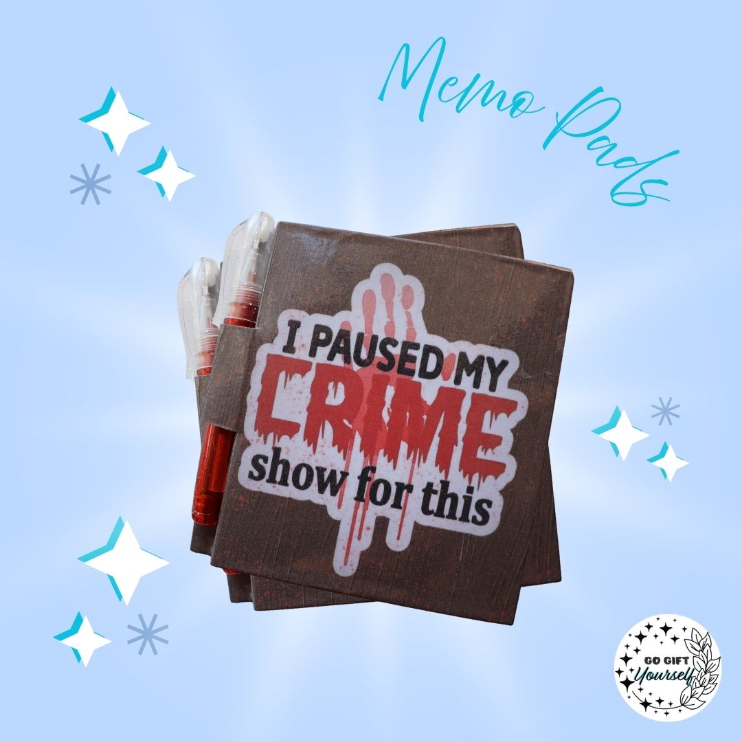 📓Paused my crime show for this | Memo Pad Set 🌟