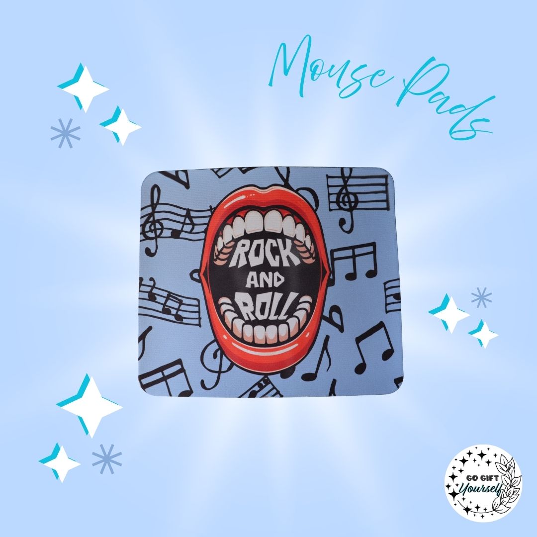 💻Rock N Roll Mouth Mouse Pad | Stationery 🌟