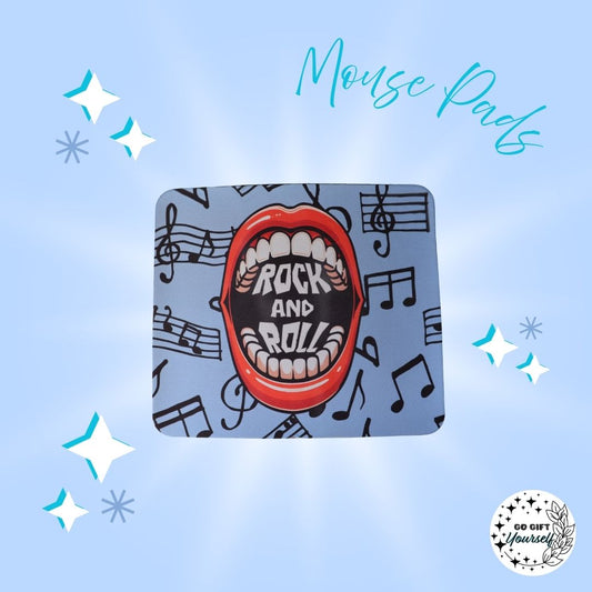 💻Rock N Roll Mouth Mouse Pad | Stationery 🌟