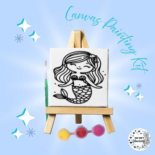 🎨 Mini Easel Painting Sets | Mermaid 🎨