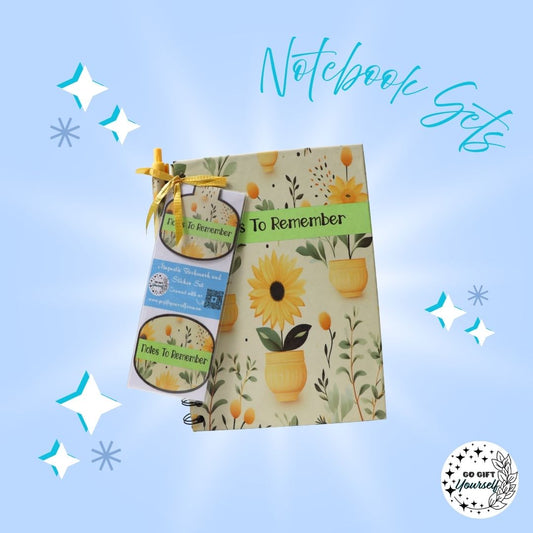 📓 Yellow Sunflower Notes | A5 Notebook Set 🌟