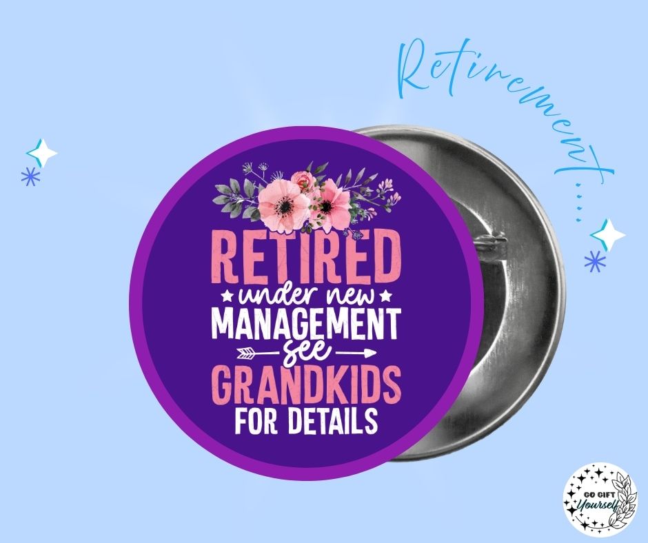 ✨ Retirement 🧓 | Badge Pins, Keyrings & More ✨