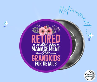 ✨ Retirement 🧓 | Badge Pins, Keyrings & More ✨