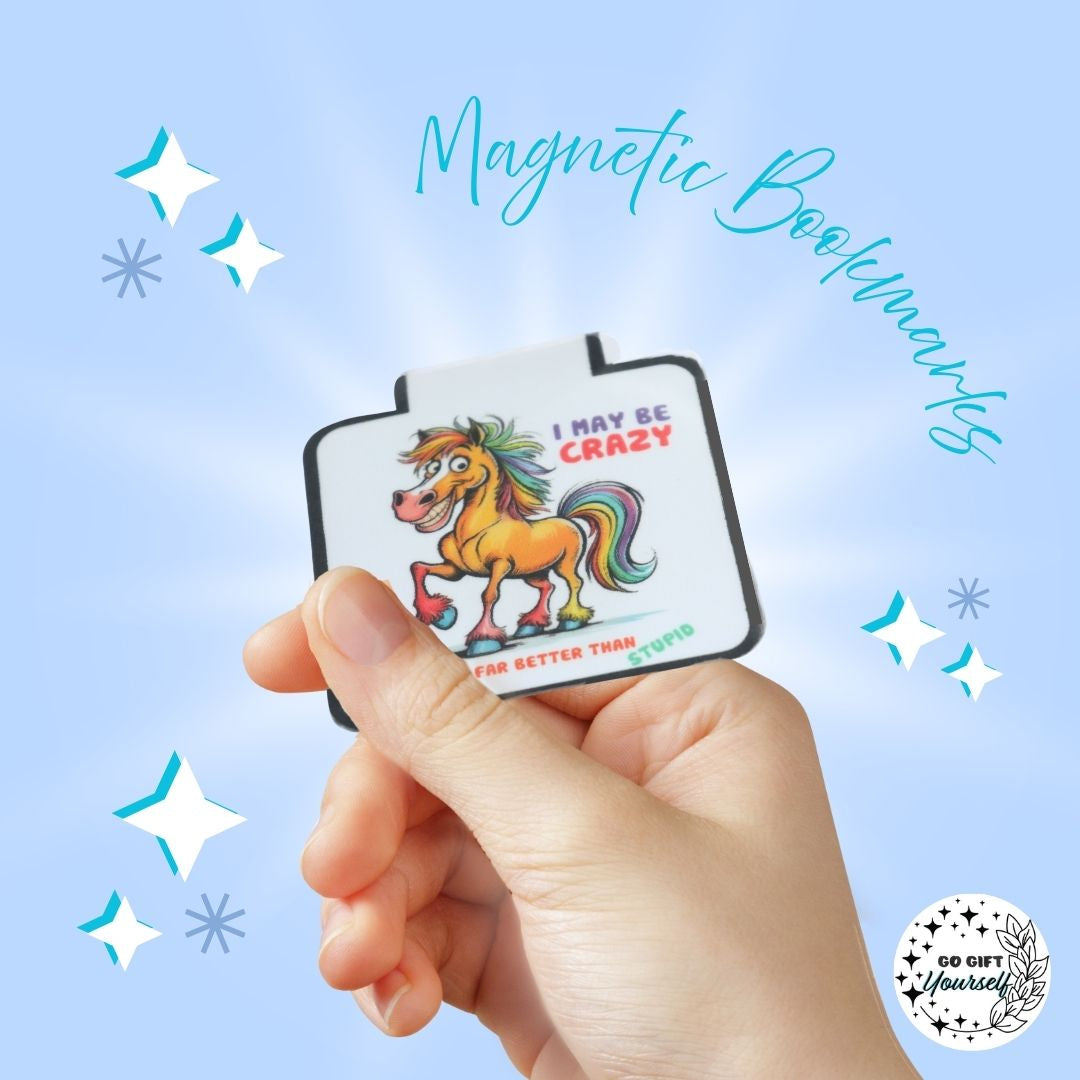 🔖 Quotes and Humor | Magnetic Bookmarks 📚