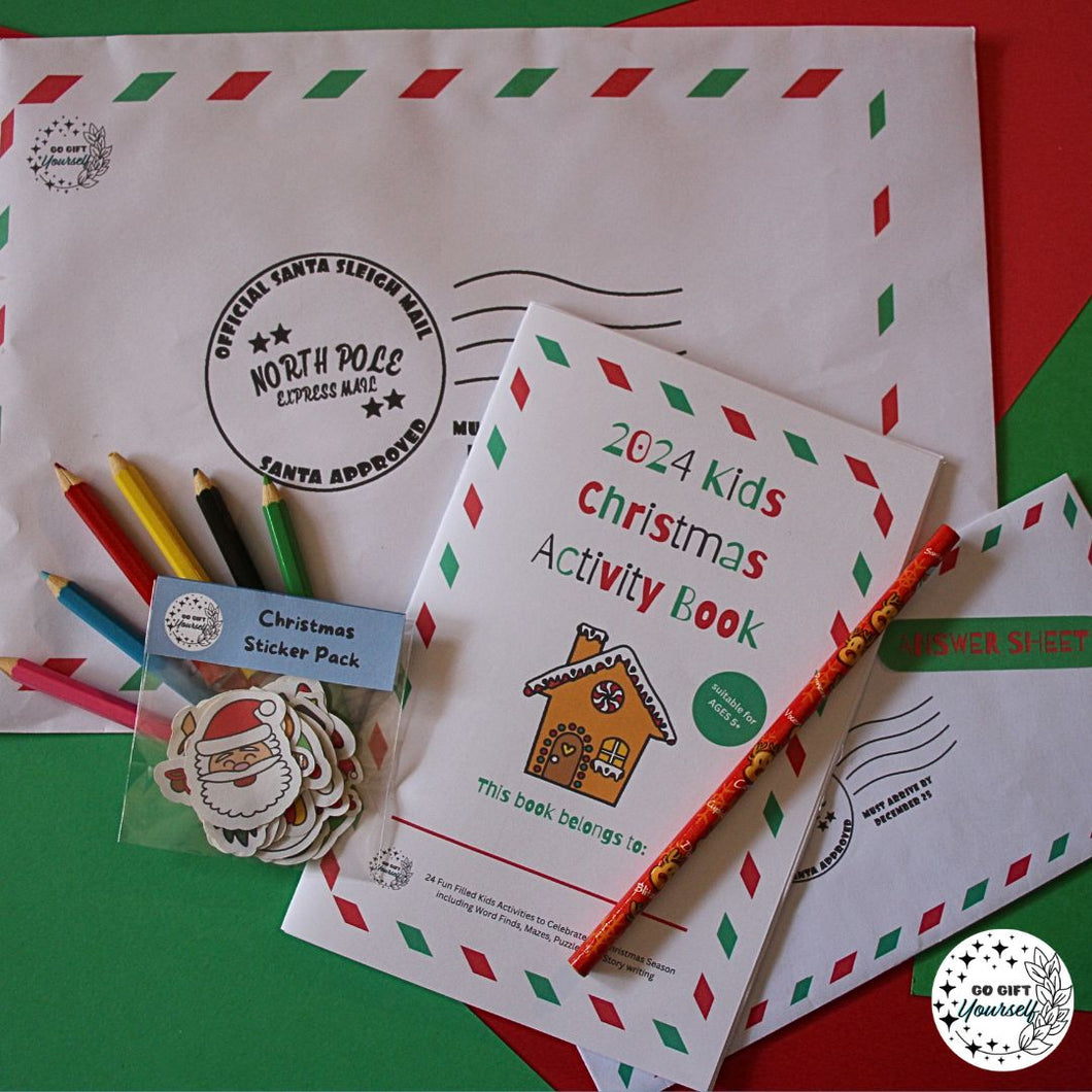 Kids Christmas Activity Book Pack